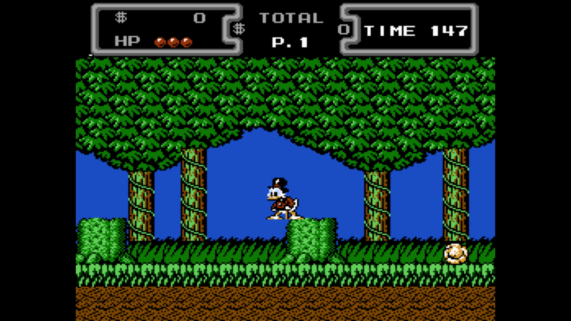 Mister FPGA Horizontal Interpolation Medium filter horz filter: NES duck tales